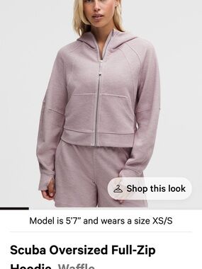 Scuba Full-Zip Hoodie - Dusty Pink